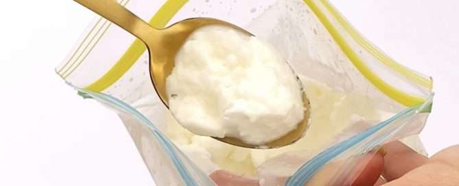 ice cream in a bag